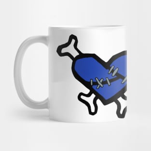 Dark Blue Stitch Mug